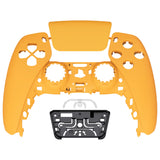 eXtremeRate DIY Replacement Front Housing Shell with Touchpad for PS5 Controller BDM-010/020/030/040/050/060 - Caution Yellow - ZPFP3010G4