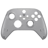 eXtremeRate Replacement Front Housing Shell for Xbox Series X Controller, Clear Black Custom Cover Faceplate for Xbox Series S Controller - Controller NOT Included - FX3M509