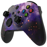 eXtremeRate Replacement Housing Shell Case for Xbox Series X/S & Xbox Core Controller (Model 1914) - Glow in Dark - Cosmic Camo - FX3T202