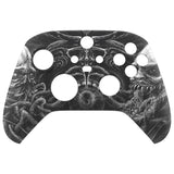 eXtremeRate Zombies Replacement Part Faceplate, Soft Touch Grip Housing Shell Case for Xbox Series S & Xbox Series X Controller Accessories - Controller NOT Included - FX3T185