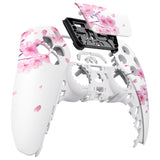 eXtremeRate Replacement Front Housing Shell with Touch Pad Cover for PS5 Controller BDM-010/020/030/040/050/060 - Cherry Blossom Whisper - ZPFT1110G4