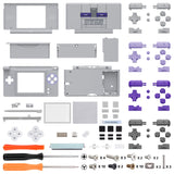 eXtremeRate Classic SNES Style Replacement Full Housing Shell for Nintendo DS Lite, Custom Handheld Console Case Cover with Buttons, Screen Lens for Nintendo DS Lite NDSL - Console NOT Included - DSLY005