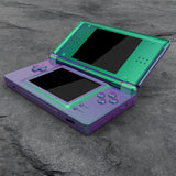 eXtremeRate Chameleon Green Purple Replacement Full Housing Shell for Nintendo DS Lite, Custom Handheld Console Case Cover with Buttons, Screen Lens for Nintendo DS Lite NDSL - Console NOT Included - DSLP3007