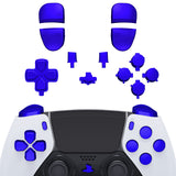 eXtremeRate Replacement D-pad R1 L1 R2 L2 Triggers Share Options Home Face Buttons Compatible with ps5 Edge Controller, Chrome Blue Full Set Buttons Compatible with ps5 Edge Controller - JXTEGD004