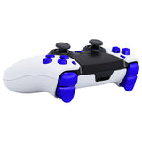 eXtremeRate Replacement D-pad R1 L1 R2 L2 Triggers Share Options Home Face Buttons Compatible with ps5 Edge Controller, Chrome Blue Full Set Buttons Compatible with ps5 Edge Controller - JXTEGD004