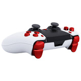 eXtremeRate Replacement D-pad R1 L1 R2 L2 Triggers Share Options Home Face Buttons Compatible with ps5 Edge Controller, Chrome Red Full Set Buttons Compatible with ps5 Edge Controller - JXTEGD003