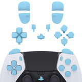 eXtremeRate Replacement D-pad R1 L1 R2 L2 Triggers Share Options Home Face Buttons Compatible with ps5 Edge Controller, Heaven Blue Full Set Buttons Compatible with ps5 Edge Controller - JXTEGP012