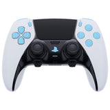 eXtremeRate Replacement D-pad R1 L1 R2 L2 Triggers Share Options Home Face Buttons Compatible with ps5 Edge Controller, Heaven Blue Full Set Buttons Compatible with ps5 Edge Controller - JXTEGP012