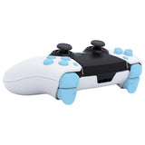 eXtremeRate Replacement D-pad R1 L1 R2 L2 Triggers Share Options Home Face Buttons Compatible with ps5 Edge Controller, Heaven Blue Full Set Buttons Compatible with ps5 Edge Controller - JXTEGP012