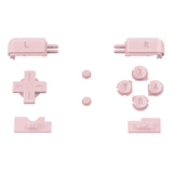 eXtremeRate Cherry Blossoms Pink Replacement Full Set Buttons for Nintendo DS Lite Handheld Console, Custom D-pad A B X Y Start Select R L Power Volume Keys for Nintendo DS Lite NDSL - Console NOT Included - DSLJ1006