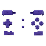 eXtremeRate Purple Replacement Full Set Buttons for Nintendo DS Lite Handheld Console, Custom D-pad A B X Y Start Select R L Power Volume Keys for Nintendo DS Lite NDSL - Console NOT Included - DSLJ1005