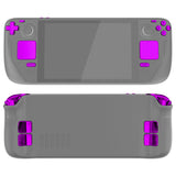 eXtremeRate Chrome Purple Replacement Full Set Buttons for Steam Deck LCD - JESDD002