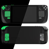 eXtremeRate Glow in Dark - Green Replacement Full Set Buttons for Steam Deck LCD - JESDM015