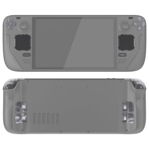 eXtremeRate Replacement Full Set Buttons for Steam Deck OLED Handheld Console - Clear - JQCSLM003