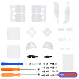 eXtremeRate Replacement Full Set Buttons for Steam Deck OLED Handheld Console - Clear - JQCSLM003