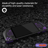 eXtremeRate Replacement Full Set Buttons for Steam Deck OLED Handheld Console - Clear Atomic Purple - JQCSLM001