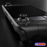 eXtremeRate Replacement Full Set Buttons for Steam Deck OLED Handheld Console - Clear Slate Black - JQCSLM002