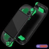 eXtremeRate Replacement Full Set Buttons for Steam Deck OLED Handheld Console - Glow in Dark - Green - JQCSLM007