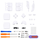 eXtremeRate Replacement Full Set Buttons for Steam Deck OLED Handheld Console - White - JQCSLM005