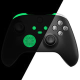 eXtremeRate Glow in Dark - Green Replacement Buttons for Xbox Series S & Xbox Series X Controller, LB RB LT RT Bumpers Triggers D-pad ABXY Start Back Sync Share Keys for Xbox Series X/S Controller  - JX3314