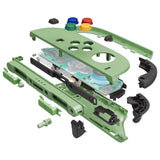 eXtremeRate DIY Replacement Full Set Shell Case with Buttons for Joycon 2 of Nintendo Switch 2 - Deluxe Version - Matcha Green - AWHNTM010