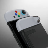 eXtremeRate DIY Replacement Full Set Shell Case with Buttons for Joycon 2 of Nintendo Switch 2 - Deluxe Version - New Hope Gray - AWHNTM011