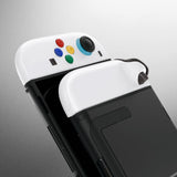 eXtremeRate DIY Replacement Full Set Shell Case with Buttons for Joycon 2 of Nintendo Switch 2 - Deluxe Version - White - AWHNTM008