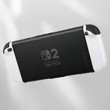 eXtremeRate DIY Replacement Full Set Shell Case with Buttons for Joycon 2 of Nintendo Switch 2 - Deluxe Version - White - AWHNTM008