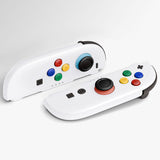 eXtremeRate DIY Replacement Full Set Shell Case with Buttons for Joycon 2 of Nintendo Switch 2 - Deluxe Version - White - AWHNTM008
