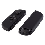 eXtremeRate Soft Touch Grip Black Handheld Controller Housing With Full Set Buttons DIY Replacement Shell Case for NS Switch JoyCon & OLED JoyCon - Console Shell NOT Included - CP310