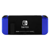 eXtremeRate Soft Touch Grip Blue Joycon Handheld Controller Housing with Full Set Buttons, DIY Replacement Shell Case for NS Switch JoyCon & OLED JoyCon - Console Shell NOT Included - CP315