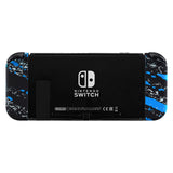 eXtremeRate Blue Coating Splash Patterned Handheld Controller Housing with Buttons, DIY Replacement Shell Case for NS Switch JoyCon & OLED JoyCon – Joycon and Console NOT Included - CS205