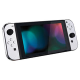 eXtremeRate Chrome Silver Handheld Controller Housing With Full Set Buttons DIY Replacement Shell Case for NS Switch JoyCon & OLED JoyCon - Console Shell NOT Included - CD402