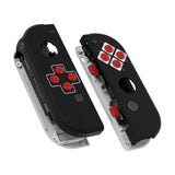 eXtremeRate Classics NES Style Joycon Handheld Controller Housing with Full Set Buttons, DIY Replacement Shell Case for NS Switch JoyCon & OLED JoyCon - Console Shell NOT Included - CT104