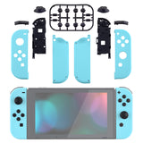 eXtremeRate Heaven Blue Handheld Controller Housing With Full Set Buttons DIY Replacement Shell Case for NS Switch JoyCon & OLED JoyCon - Console Shell NOT Included - CP307