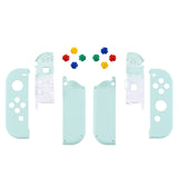 eXtremeRate Light Cyan Joycon Handheld Controller Housing with Coloful Buttons, DIY Replacement Shell Case for NS Switch JoyCon & OLED JoyCon – Joycon and Console NOT Included - CP331