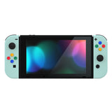 eXtremeRate Light Cyan Joycon Handheld Controller Housing with Coloful Buttons, DIY Replacement Shell Case for NS Switch JoyCon & OLED JoyCon – Joycon and Console NOT Included - CP331