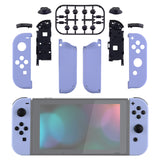 eXtremeRate Light Violet Handheld Controller Housing With Full Set Buttons DIY Replacement Shell Case for NS Switch JoyCon & OLED JoyCon - Console Shell NOT Included - CP309