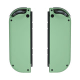 eXtremeRate Soft Touch Grip Matcha Green Joycon Handheld Controller Housing with ABXY Direction Buttons, DIY Replacement Shell Case for NS Switch JoyCon & OLED JoyCon - Console Shell NOT Included - CP322