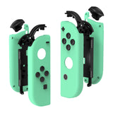 eXtremeRate Mint Green Handheld Controller Housing With Full Set Buttons DIY Replacement Shell Case for NS Switch JoyCon & OLED JoyCon - Console Shell NOT Included - CP308