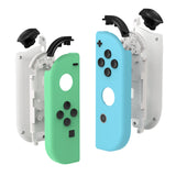 eXtremeRate Mint Green & Heaven Blue Housing with Full Set Buttons, DIY Replacement Shell Case for NS Switch JoyCon & OLED JoyCon - Console Shell NOT Included - CP317