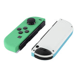 eXtremeRate Mint Green & Heaven Blue Housing with Full Set Buttons, DIY Replacement Shell Case for NS Switch JoyCon & OLED JoyCon - Console Shell NOT Included - CP317