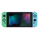 eXtremeRate Mint Green & Heaven Blue Housing with Full Set Buttons, DIY Replacement Shell Case for NS Switch JoyCon & OLED JoyCon - Console Shell NOT Included - CP317