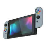 eXtremeRate New Hope Gray Joycon Handheld Controller Housing with ABXY Direction Buttons, DIY Replacement Shell Case for NS Switch JoyCon & OLED JoyCon - Console Shell NOT Included - CP326