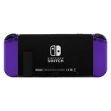 eXtremeRate Soft Touch Grip Purple Joycon Handheld Controller Housing with Full Set Buttons, DIY Replacement Shell Case for NS Switch JoyCon & OLED JoyCon - Console Shell NOT Included - CP313