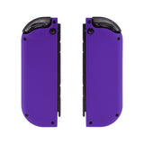 eXtremeRate Soft Touch Grip Purple Joycon Handheld Controller Housing with Full Set Buttons, DIY Replacement Shell Case for NS Switch JoyCon & OLED JoyCon - Console Shell NOT Included - CP313