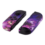 eXtremeRate Soft Touch Grip Surreal Lava Joycon Handheld Controller Housing with Full Set Buttons, DIY Replacement Shell Case for NS Switch JoyCon & OLED JoyCon - Console Shell NOT Included - CT107