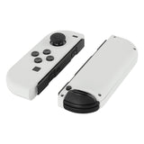 eXtremeRate White Handheld Controller Housing With Full Set Buttons DIY Replacement Shell Case for NS Switch JoyCon & OLED JoyCon - Console Shell NOT Included - CP303