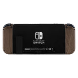 eXtremeRate Soft Touch Grip Wood Grain Handheld Controller Housing With Full Set Buttons DIY Replacement Shell Case for NS Switch JoyCon & OLED JoyCon - Console Shell NOT Included - CS201