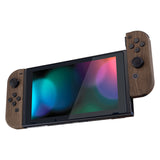 eXtremeRate Soft Touch Grip Wood Grain Handheld Controller Housing With Full Set Buttons DIY Replacement Shell Case for NS Switch JoyCon & OLED JoyCon - Console Shell NOT Included - CS201